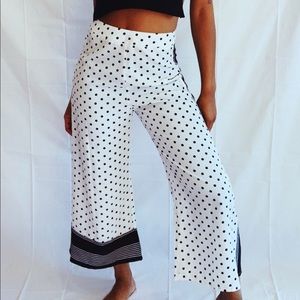 Polkadot wide leg Pants